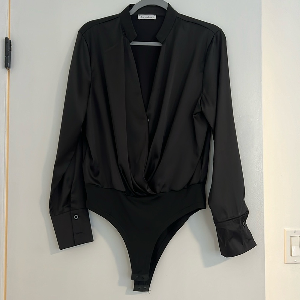 Satin body suit